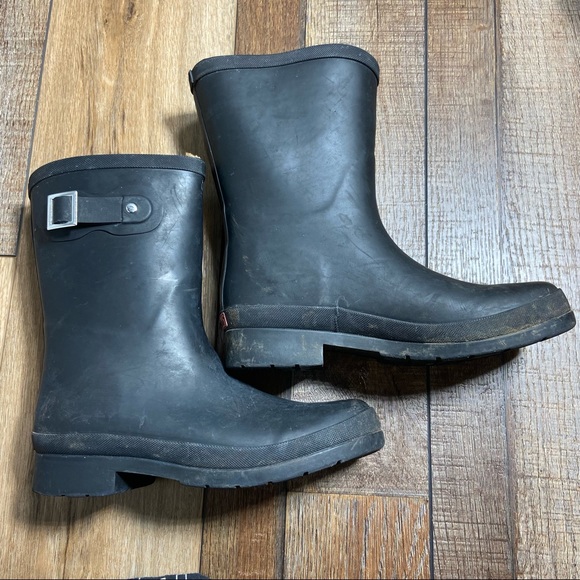 Chooka Delridge Mid Calf Plush Lined Rain Boot Size 8 - Picture 2 of 9